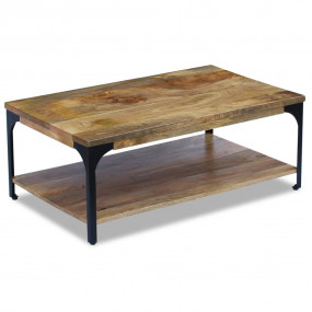 Coffee Table Natural Mango Mango Wood, Steel