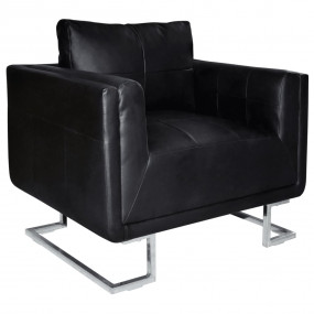 Cube Armchair Black