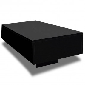 Coffee Table High gloss black MDF with a high gloss fin...