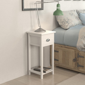 Cabinet White Paulownia wood, Plywood 11.8 x 11.8 x 24....