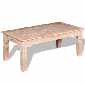 Coffee Table Brown Solid acacia wood Large Coffee Table