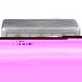 Coffee Table Silver Wood, Aluminum Medium Coffee Table