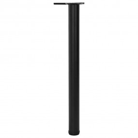 Table Leg Set of 4 Black Iron, Die-cast Zinc Adjustable...