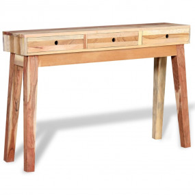 Console Table Beige Reclaimed wood Medium Console Table