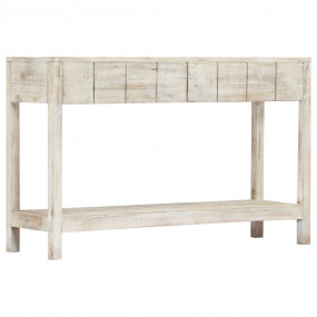 Console Table Natural Mango Wood Solid Mango Wood Mediu...