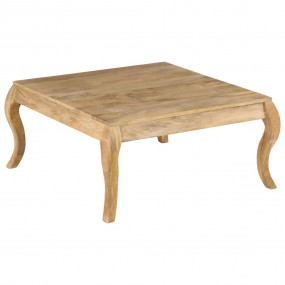 Coffee Table Whitewashed Mango Solid Mango Wood Medium ...
