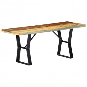 Bench Various wood tones Reclaimed wood, Powder-coated ...