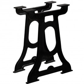 Dining Table Leg Set of 2 Black Cast iron Standard Dura...