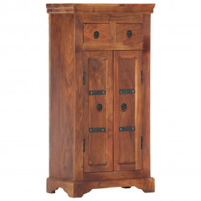 Sideboard Brown Solid acacia wood 19.7 x 11.8 x 39.4 in...