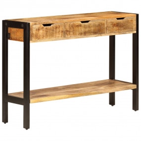 Sideboard Brown Solid mango wood, powder-coated steel M...