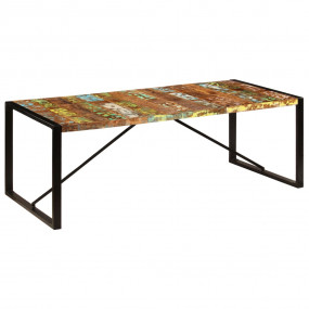Dining Table varied wood colors