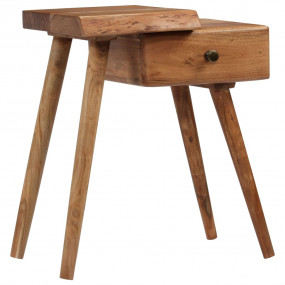 Bedside Table Natural wood color Solid Acacia Wood