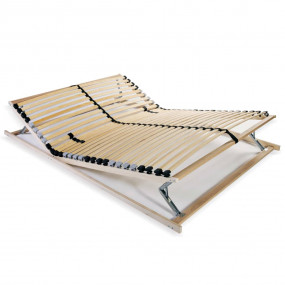 Bed Slatted Base Beech Solid beechwood frame and birch ...