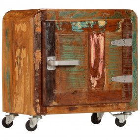 Bedside Cabinet Multicolor Solid reclaimed wood Medium ...