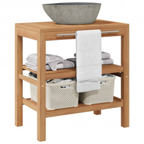 Vanity Cabinet Warm Teak Solid Teak wood Large Vanity C...
