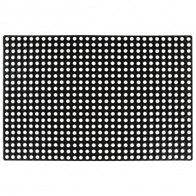 Doormat Black 100% Rubber 31.5x47.2 in Anti-Fatigue Mat