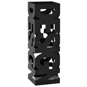 Umbrella Stand Black Powder-coated steel Medium Decorat...