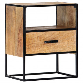 Nightstand Brown and Black