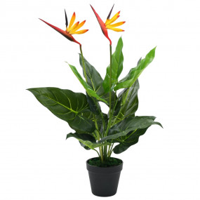 Fake Plant Green, Red, Yellow Plastic Medium Decorative...