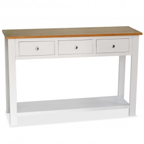 Console Table White and brown