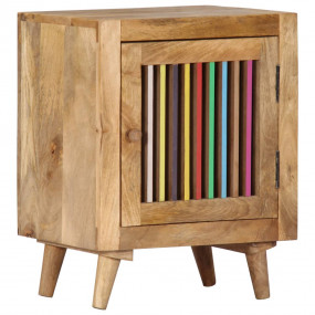 Bedside Cabinet Multicolored wood finish