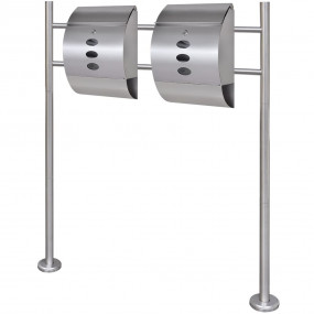 Mailbox Silver Stainless Steel Standard Storage Mailbox