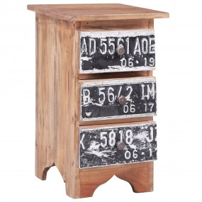 Bedside Cabinet Natural mahogany Solid mahogany wood, i...