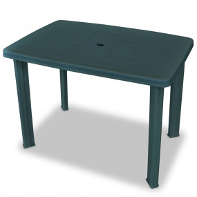 Bistro Set Green Plastic Medium Foldable Bistro Set