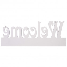 Coat Rack White MDF board Medium Coat Rack Rectangular