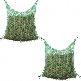 Hay Net Set of 4 Green Polypropylene 35.4x39.4 in Hay N...