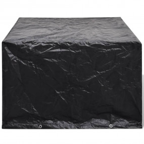 Garden Furniture Cover Set of 2 Black