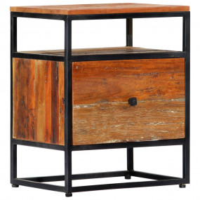 Bedside Cabinet Multicolor Solid reclaimed wood Small