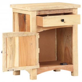 Bedside Cabinet Multicolor Solid reclaimed wood, mango ...