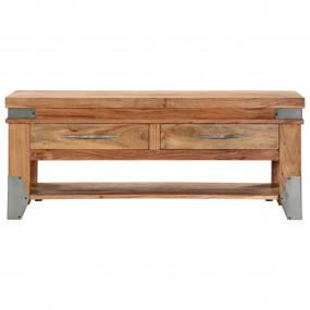 Coffee Table Natural wood color Solid Acacia wood 43.3x...