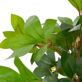 Fake Plant Green and brown Polyester and wood 47.2 in t...