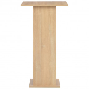 Bar Table Oak Engineered Wood 23.6 x 23.6 x 43.3 in Bar...