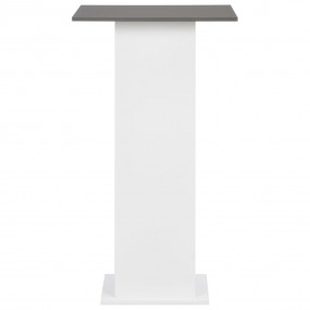 Bar Table White and Anthracite Grey Engineered wood Sta...