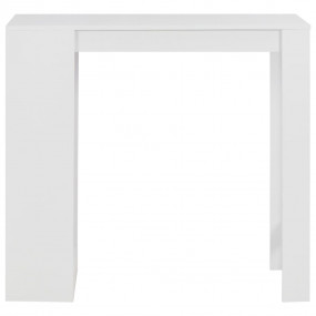 Bar Table White Engineered wood Compact Bar Table Recta...