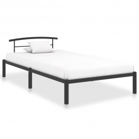 Bed Frame Black Metal Twin Classic/Traditional Bed Fram...