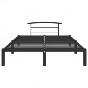 Bed Frame Black Metal 47.2x78.7 in  Durable  Bed Frame
