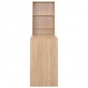 Bar Table Oak Engineered wood 45.3 x 23.2 x 78.7 in Bar...