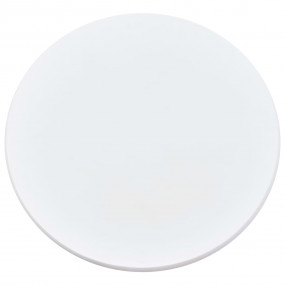 Bar Table White MDF with PVC coating 23.6 x 42.3 in Dur...