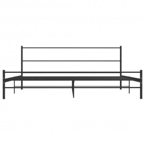 Bed Frame Black Metal Super King Bed Frame Rectangular