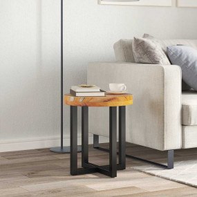 Coffee Table Multicolor Solid teak wood, Solid mango wo...