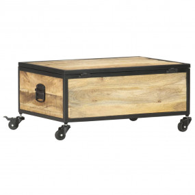 Coffee Table Green Solid mango wood, rubber wood, iron ...