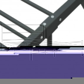 Bed Frame Grey Metal 55.1x78.7 in Durable Bed Frame