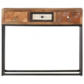 Console Table Mixed shades of reclaimed wood