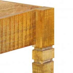 Bed Frame Natural Wood Solid Mango Wood Super King Dura...