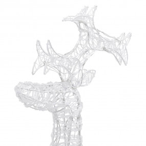 Reindeer Christmas Decoration Cold white Acrylic