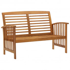 Garden Lounge Set Natural wood Solid Acacia wood Large ...